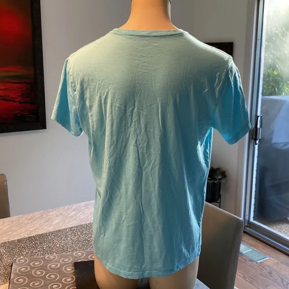 J Crew Large Washed Short Sleeve Shirt